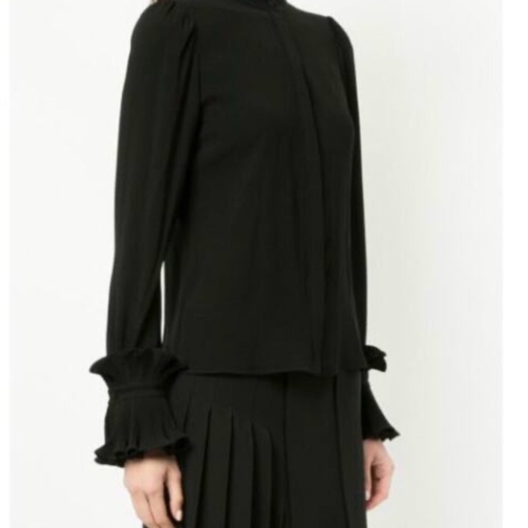 NWT Co Collection PLEATED CUFF SHIRT BLACK
L. - Picture 7 of 11